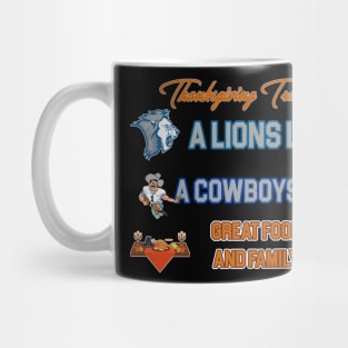 NFL Thanksgiving Tradition Mug